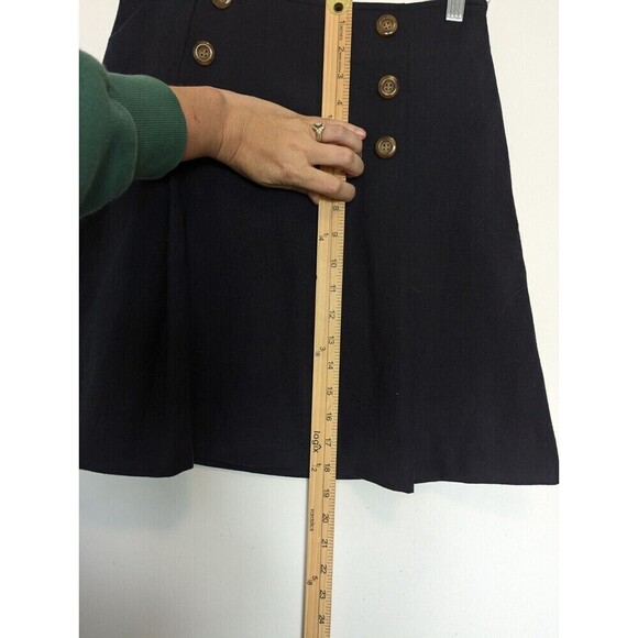 Moussy Black Mini Skirt Women's Size 2 Pleated Buttons - Picture 10 of 10